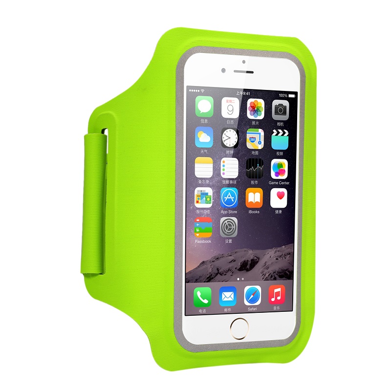 ขายร้อนสากลอุปกรณ์โทรศัพท์มือถือ 5.5 นิ้วที่มีสีสันสปอร์ตปลอกแขน